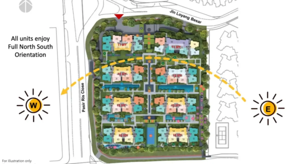 Coastal Cabana Site Layout